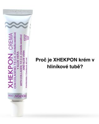 Proč je Xhekpon krém v hliníkové tubě? · Zachovává vlastnosti produktu: Hliník působí jako bariéra proti světlu, vzduchu a...