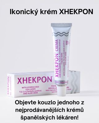Ikonický krém XHEKPON. Objevte jeho kouzlo a sílu hydrolyzovaného kolagenu. 2. nejprodávanější krém ve španělských...